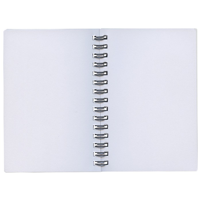 Блокнот в пластиковой обложке 3D А6, 50 листов на гребне «Молодёжная», 6 видов микс