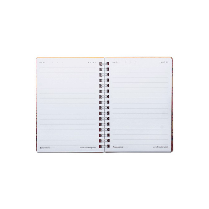 Блокнот в пластиковой обложке А6, 60 листов на гребне «Африка»