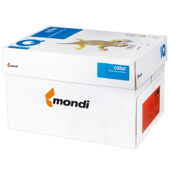 Бумага цветная А3, 250 листов IQ COLOR Intensive, 160г/м2, CO44-кораллово-красная