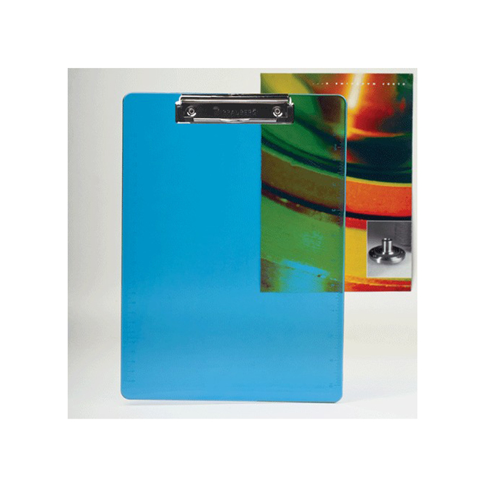 Планшет с прижимом А4 BRAUBERG Energy, пластик, синий