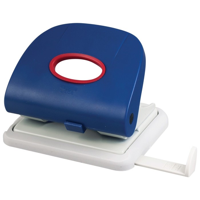 Дырокол до 25 листов LACO L 300, с линейкой, синий