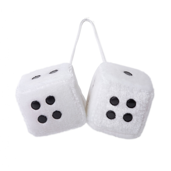 Ароматизатор Funky Dice, кубики белые
