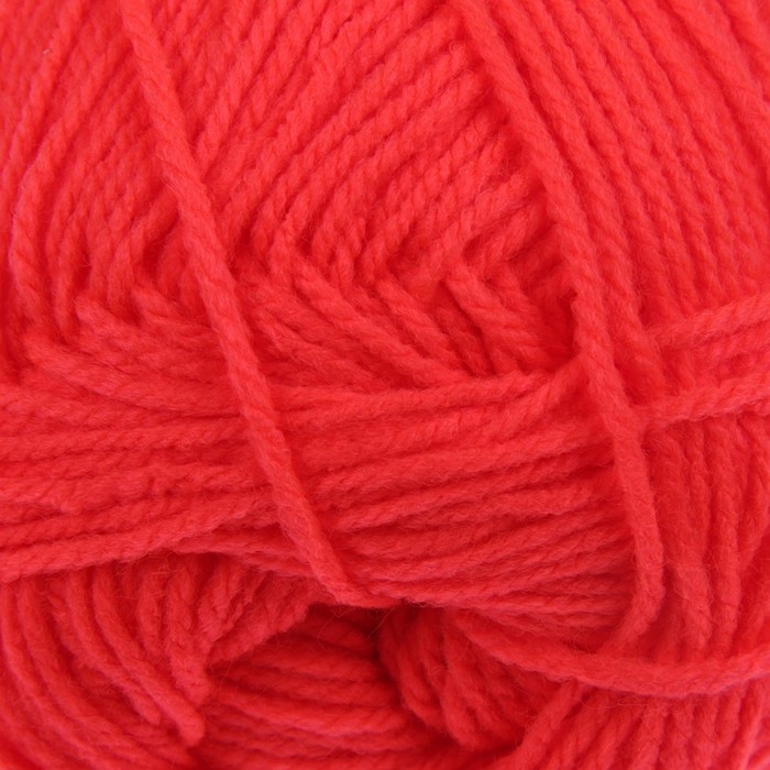Пряжа "Галатея" 100% акрил 250м/100гр (14 оранжевый неон)