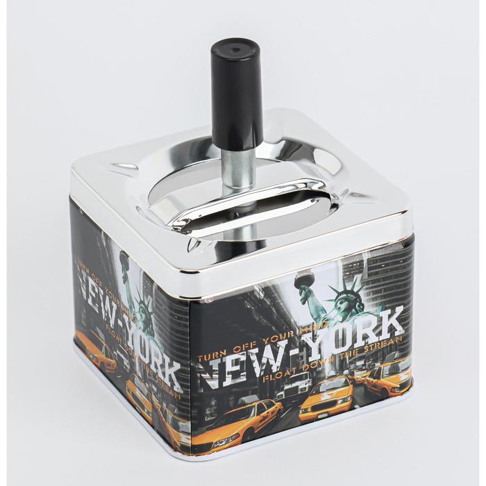 Пепельница бездымная New York, 8.5 х 11 см пепельница бездымная 100 евро 11 5 х 6 5 см микс