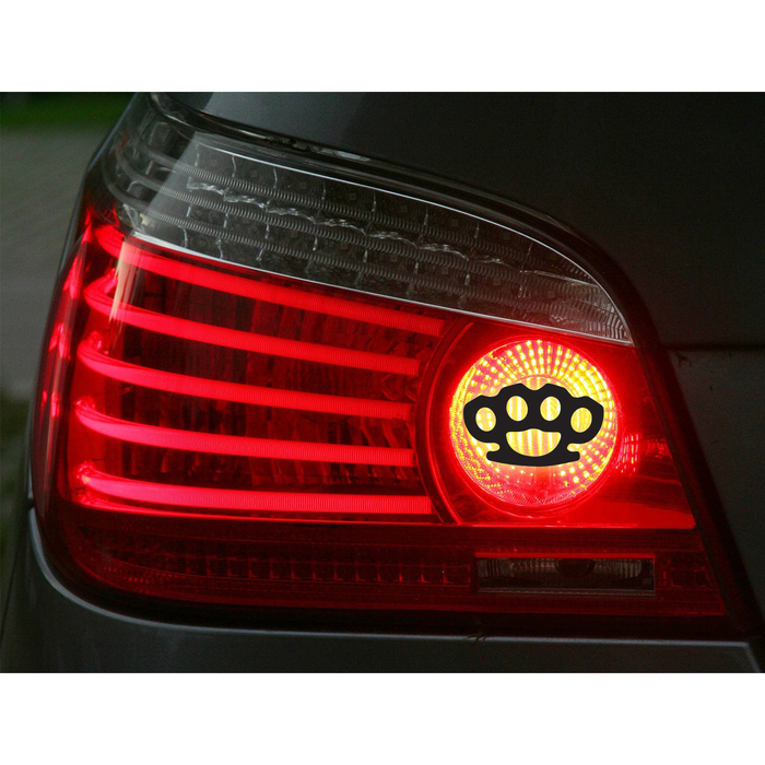 Набор наклеек на задние фары "Кастет", 2 шт.