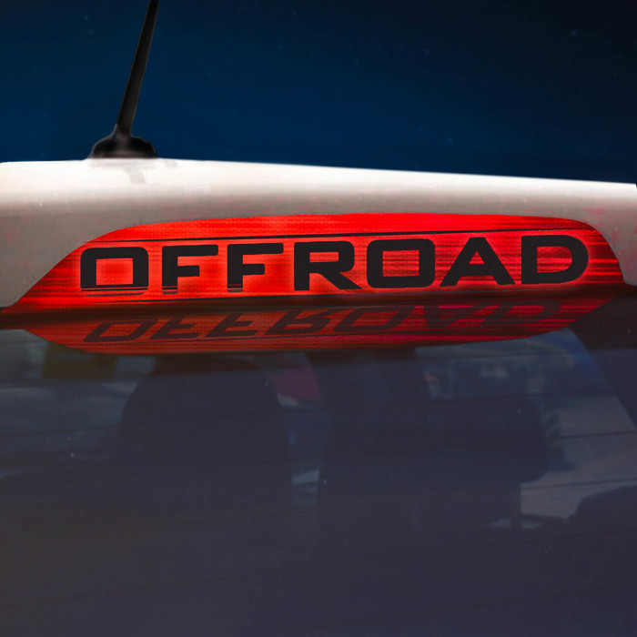 Наклейка на стоп сигнал на заднее стекло "OFFROAD"