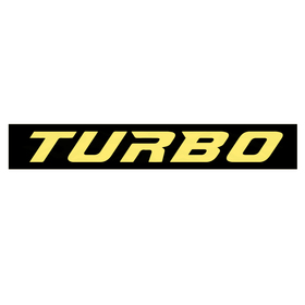 

Наклейка на стоп сигнал на заднее стекло TURBO