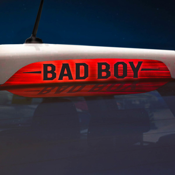 Наклейка на стоп сигнал на заднее стекло "BAD BOY"