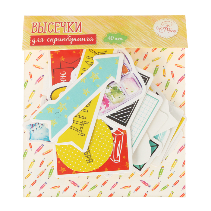 Набор декоративных элементов «Школьная пора», 10 х 14 см