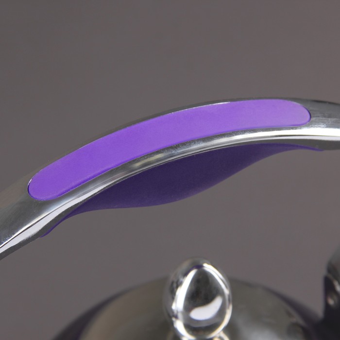 Чайник с ситом 1,5 л "Ясмин", цвет фиолетовый