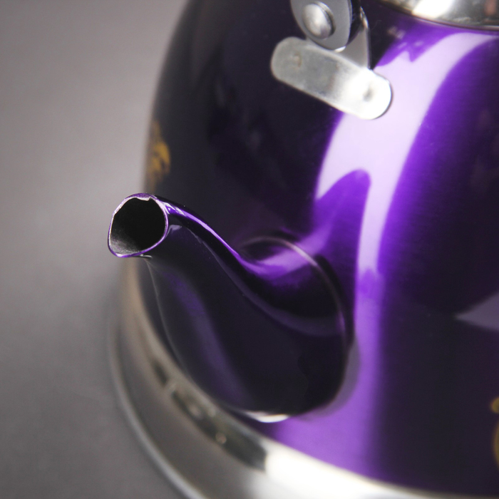 Чайник с ситом 1,5 л "Ясмин", цвет фиолетовый