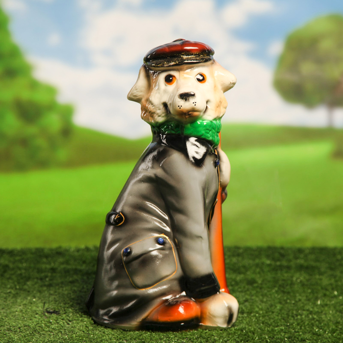 Садовая фигура "Собака Граф"  микс