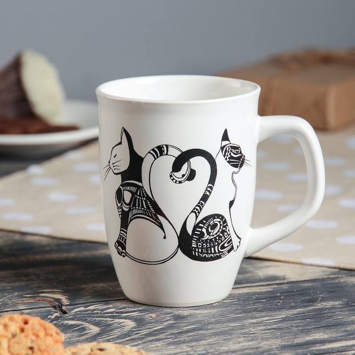 Кружка "Коты с сердечком", 0,3 л