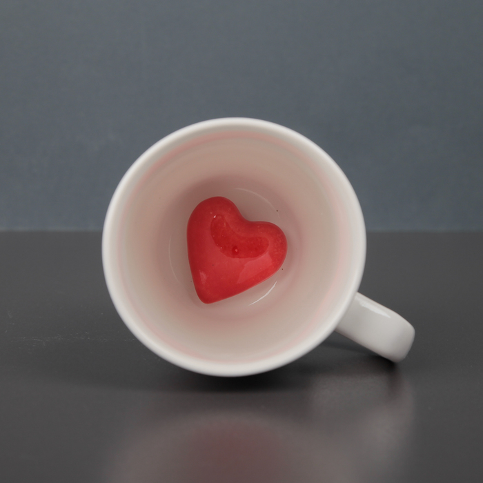 Чашка "Европа", с фигуркой сердце, 0,3 л