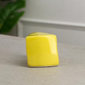Кормушка для грызунов "Сыр", жёлтая, керамика от Сима-ленд