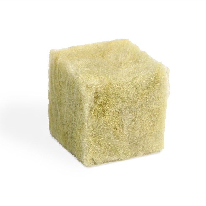 Субстрат минераловатный в кубике, 4 × 4 × 4 см, «Эковер»