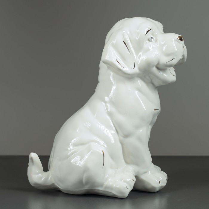 Сувенир "Собака Джин ", глянец белый