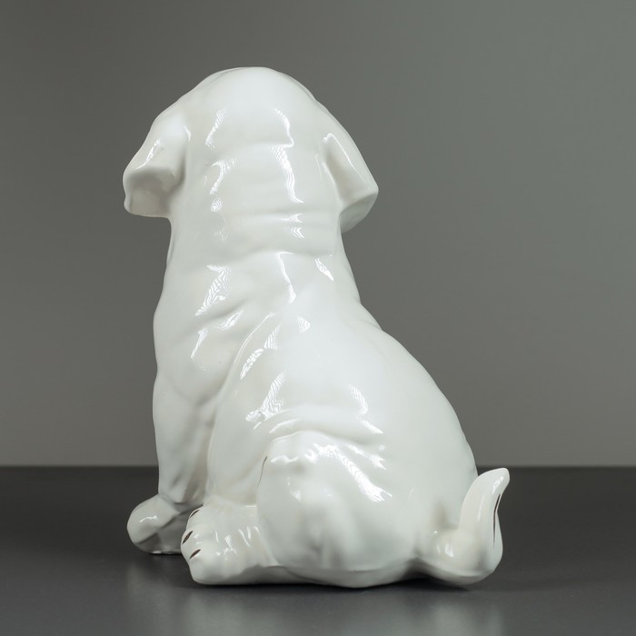 Сувенир "Собака Джин ", глянец белый