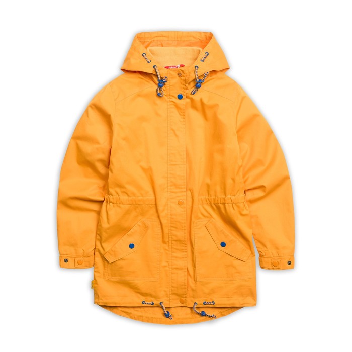 Плащ для девочки, рост 128 см, цвет оранжевый