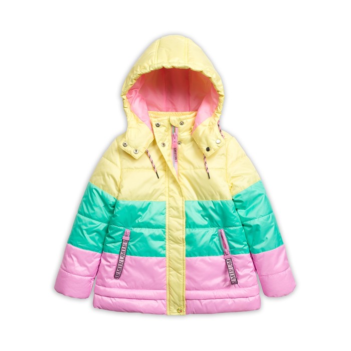 Плащ для девочки, рост 110 см, цвет жёлтый