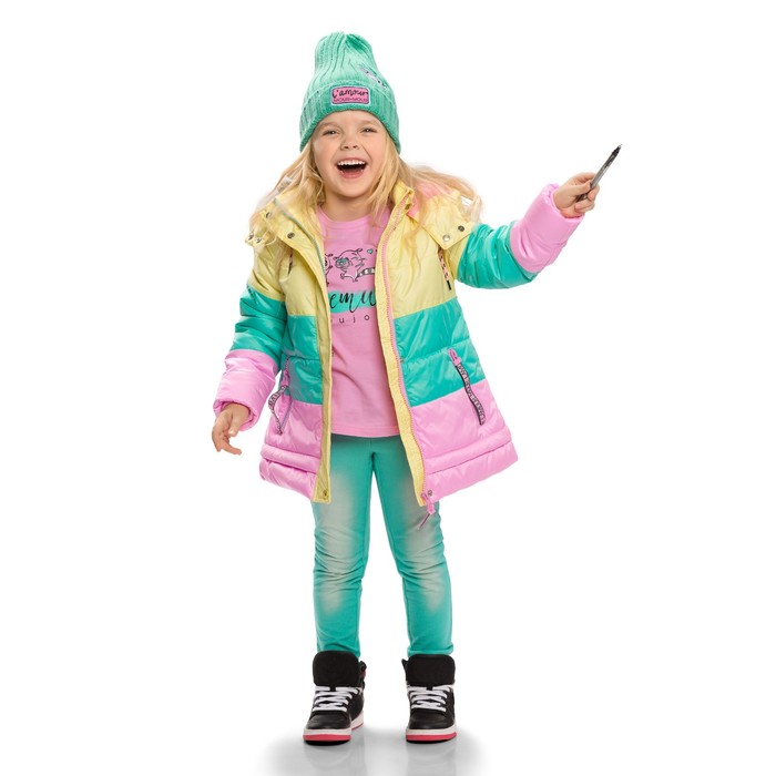 Плащ для девочки, рост 104 см, цвет жёлтый