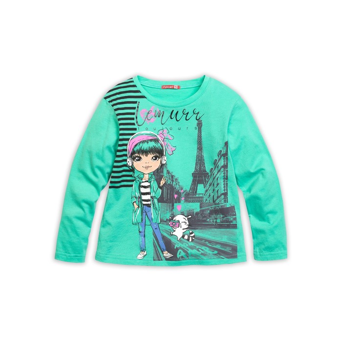 Джемпер для девочки, рост 92 см, цвет изумрудный