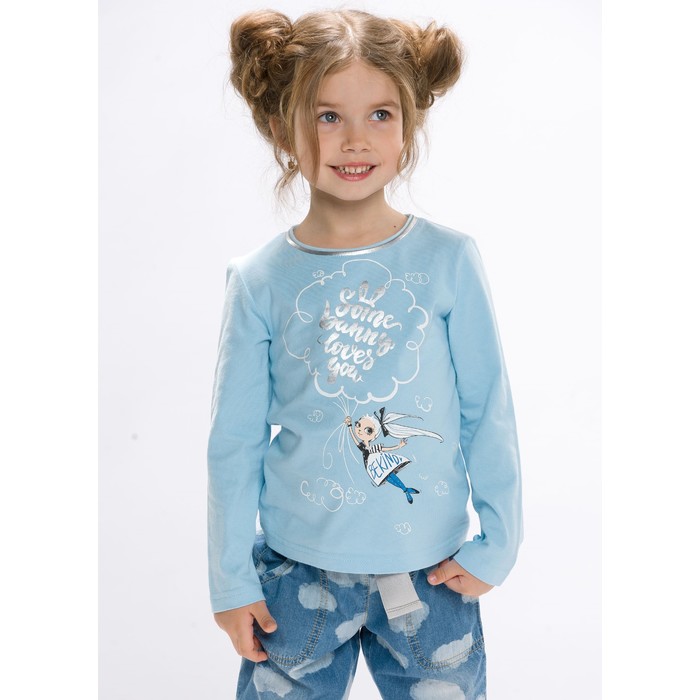 Джемпер для девочки, рост 86 см, цвет голубой