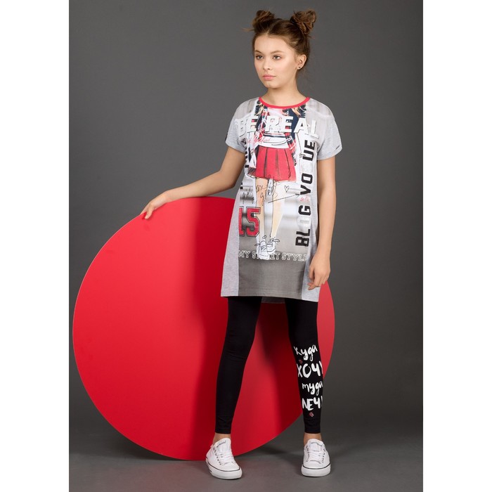 Брюки для девочки, рост 164 см, цвет чёрный