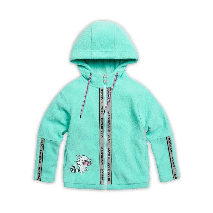 Куртка для девочки, рост 86 см, цвет изумрудный