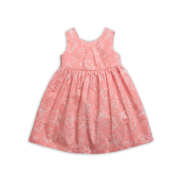 Платье для девочки, рост 110 см, цвет персиковый