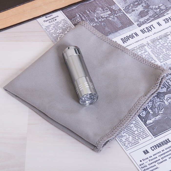 Набор автомобилиста "Плевать на бездорожье", термокружка, фонарик, автомобильная салфетка