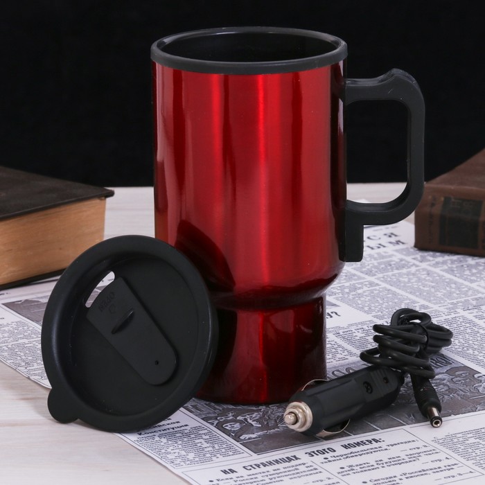 Набор автомобилиста "Водитель со стажем", термокружка, фонарик, автомобильная салфетка