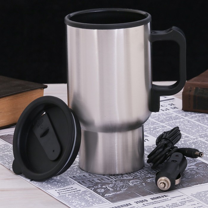 Набор автомобилиста "Водитель танка", термокружка, фонарик, автомобильная салфетка