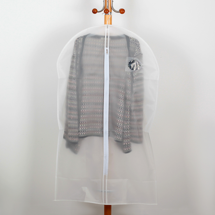 Чехол для одежды 60х100 см плотный PEVA, белый