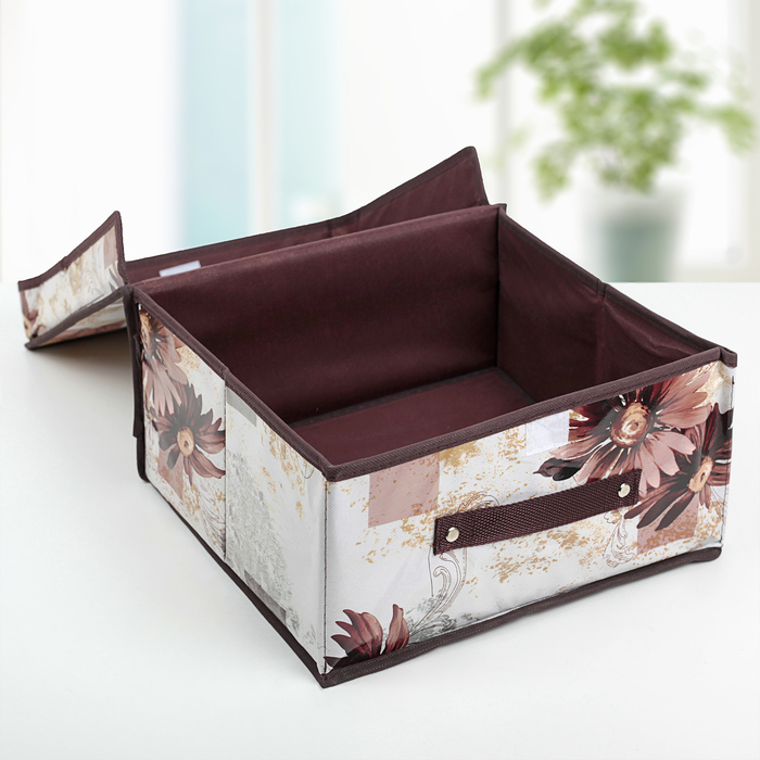 Короб для хранения с крышкой 30х28х15 см "Астра"