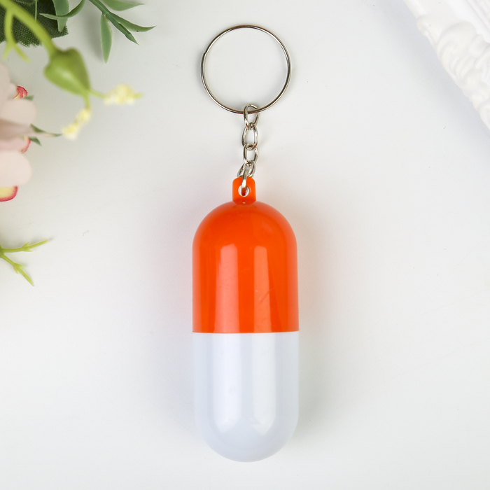 Ручка пластик на кольце "Капсула" выдвигается МИКС 2,3х5,5х2,3 см