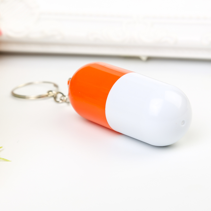 Ручка пластик на кольце "Капсула" выдвигается МИКС 2,3х5,5х2,3 см