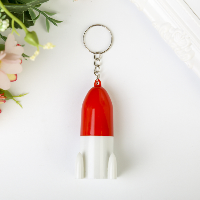 Ручка пластик на кольце "Ракета" выдвигается МИКС 6,2х3,6х3,6 см