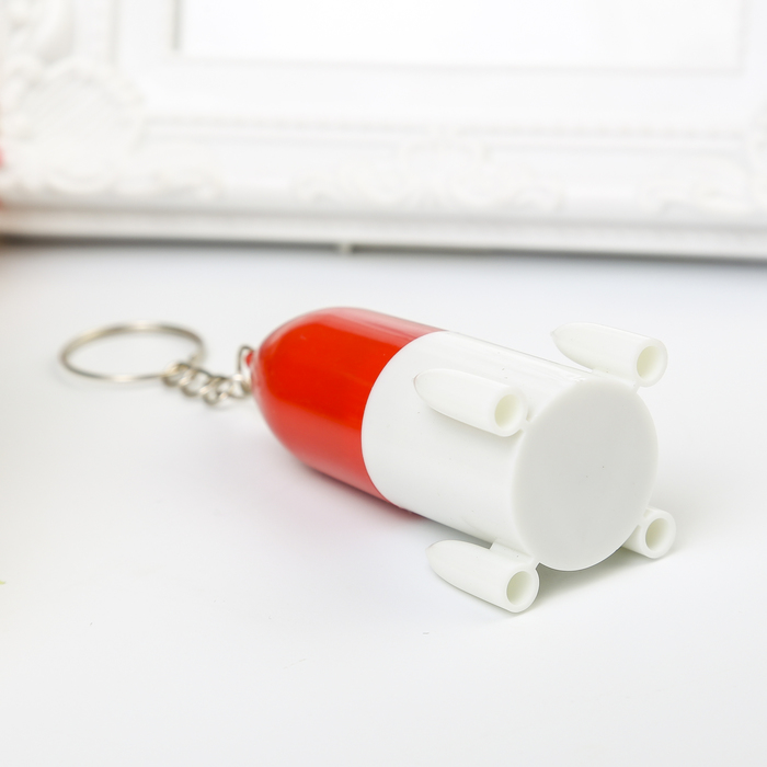 Ручка пластик на кольце "Ракета" выдвигается МИКС 6,2х3,6х3,6 см