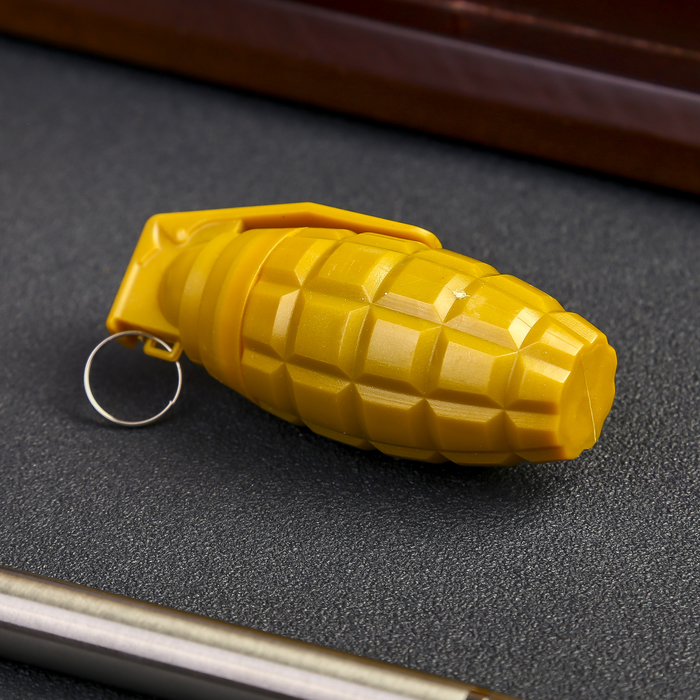 Ручка пластик на кольце "Граната" выдвигается МИКС 7,2х3х2,7 см