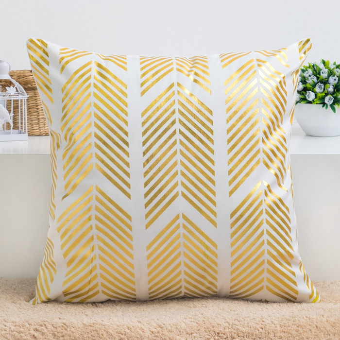 Наволочка декоративная "Этель" Калипсо, 43*43 см, велюр