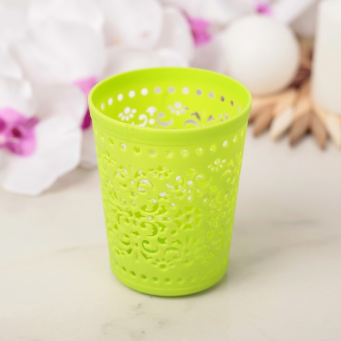 Корзина для хранения "Узор" 8х8х10 см, цвет МИКС