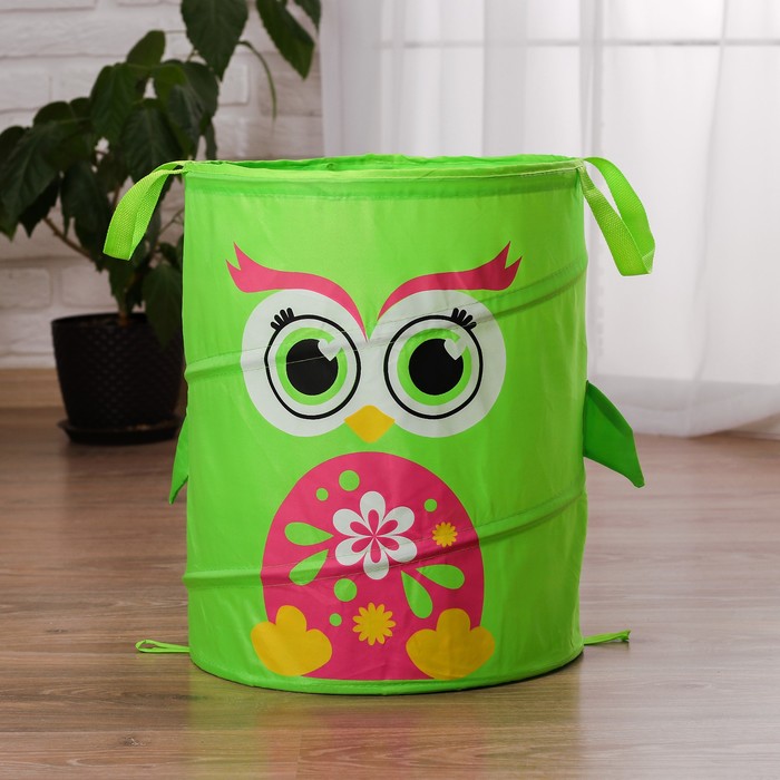 Корзина для игрушек "Совушка", с ручками, 45 х 35 х 35 см