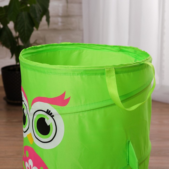 Корзина для игрушек "Совушка", с ручками, 45 х 35 х 35 см