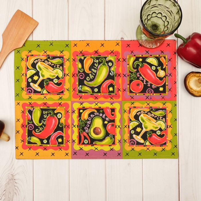 Салфетка на стол "Перчик" 31 х 43 см, полиэстер