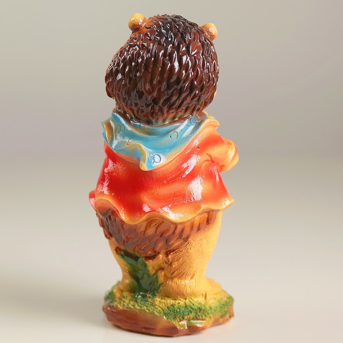 Садовая фигура "Еж с кактусом" 24х10х12см