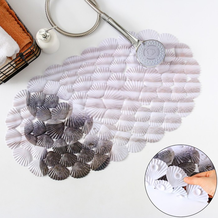 SPA-коврик для ванны "Ракушки галька"