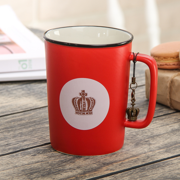 Кружка 350 мл, цвета и рисунок МИКС