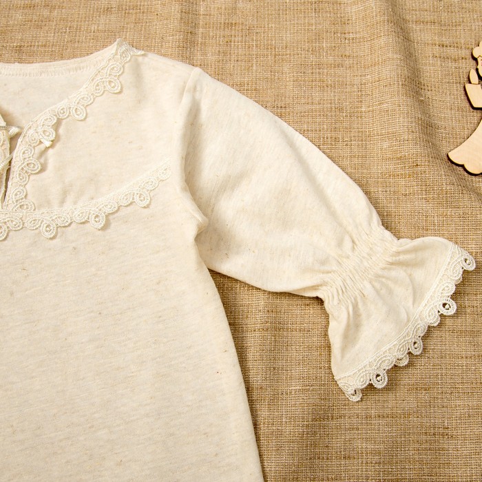 Платье для девочки, рост 56/68 см, цвет молочный M030201L68_М