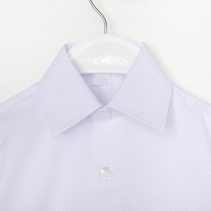 Сорочка для мальчика, размер 25, рост 86/92 см, цвет белый-жаккард 16